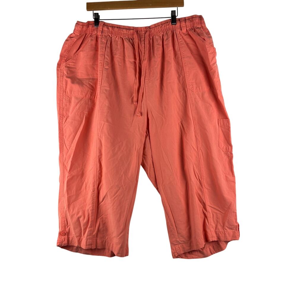 Karen Scott Coral Capris